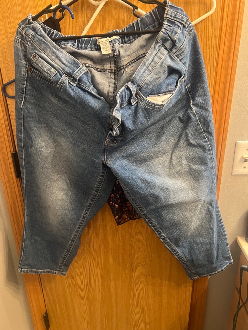 American Rag Women’s Light Blue Boyfriend Jeans- cropped